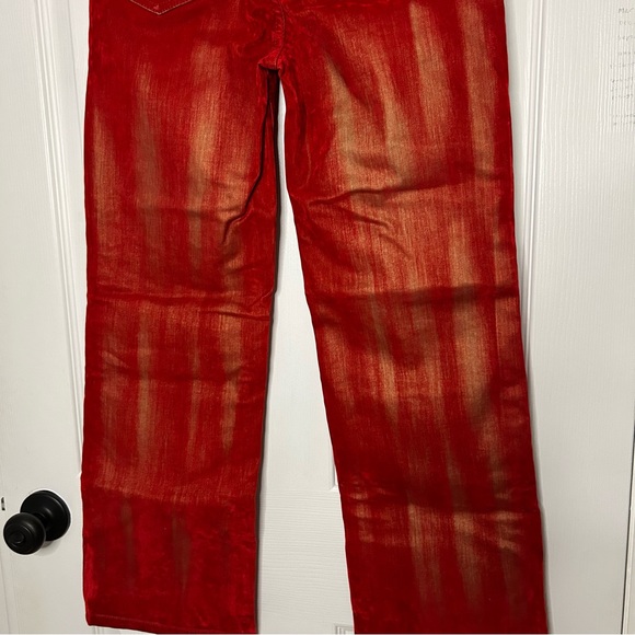 Anthropologie Pilcro The Annie Flocked High-Rise Straight-Leg Jeans - Picture 14 of 16